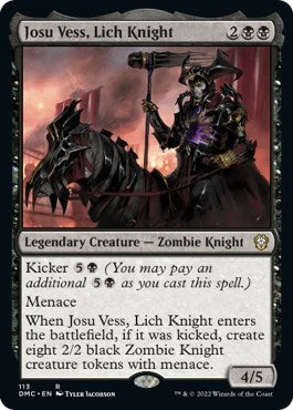 Josu Vess, Lich Knight (Commander: Dominaria United) Light Play