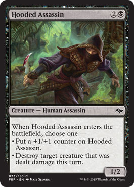 Hooded Assassin (Fate Reforged) Light Play Foil
