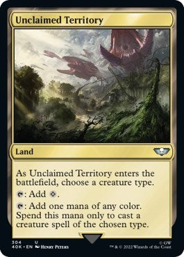 Unclaimed Territory (Universes Beyond: Warhammer 40K) Light Play