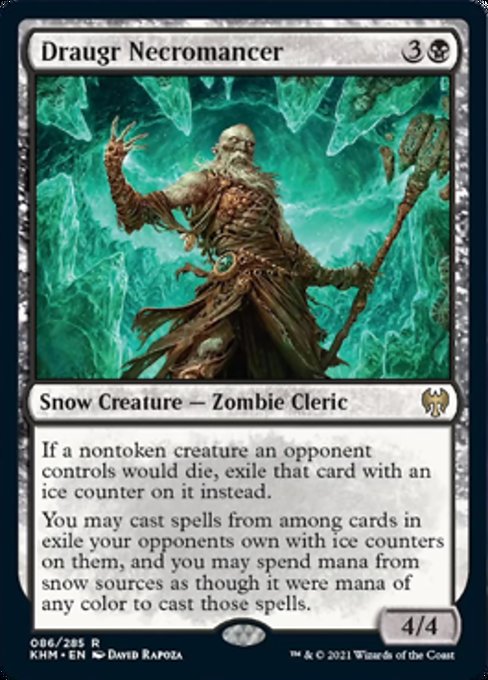 Draugr Necromancer (Kaldheim) Medium Play Foil