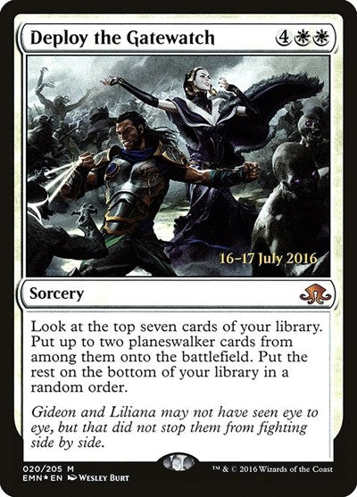 Deploy the Gatewatch (Promos: Prerelease Cards) Near Mint Foil