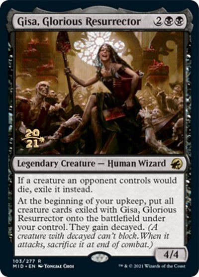Gisa, Glorious Resurrector (Promos: Prerelease Cards) Near Mint Foil