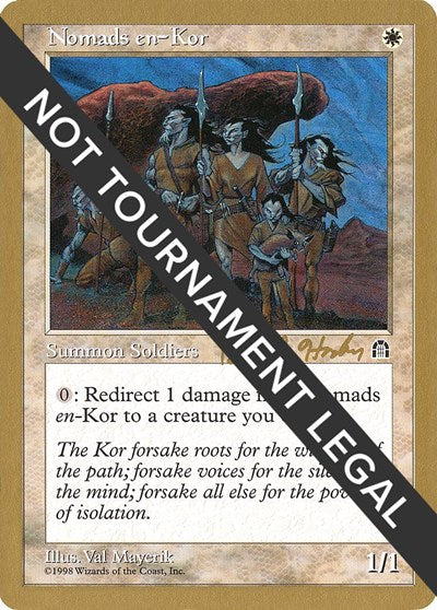 Nomads en-Kor - 1998 Brian Hacker (STH) (World Championship Decks) Medium Play