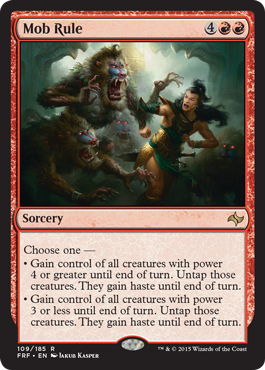 Mob Rule (Fate Reforged) Near Mint Foil