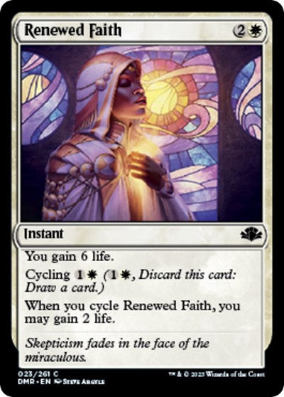 Renewed Faith (Dominaria Remastered) Near Mint Foil