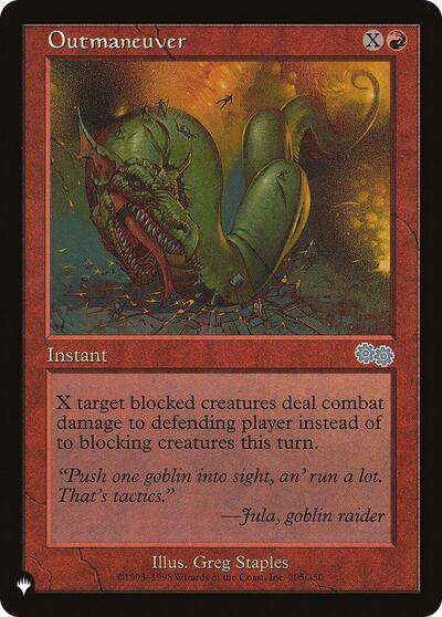 Outmaneuver (The List) Near Mint