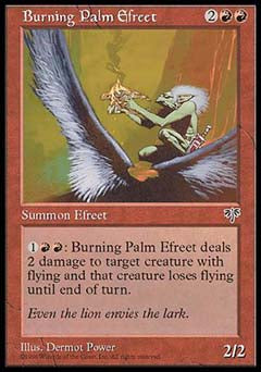 Burning Palm Efreet (Mirage) Medium Play