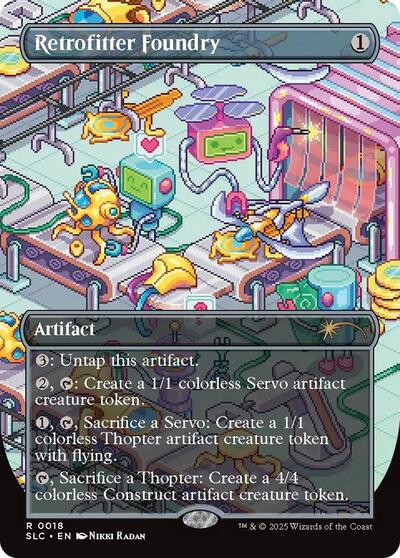 Retrofitter Foundry (Secret Lair Countdown Kit) Light Play Foil