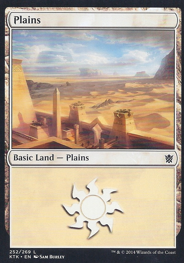 Plains (252) (Khans of Tarkir) Light Play Foil