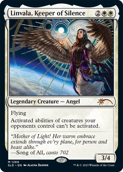 Linvala, Keeper of Silence (Secret Lair) Light Play Foil