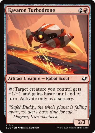 Kavaron Turbodrone (Edge of Eternities) Light Play Foil