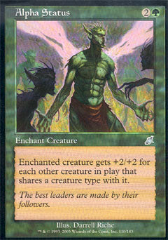 Alpha Status (Scourge) Medium Play Foil