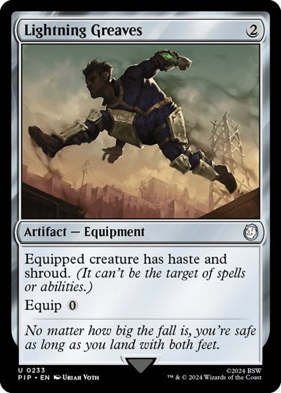 Lightning Greaves (Universes Beyond: Fallout) Medium Play