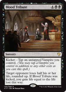 Blood Tribute (Commander 2017) Medium Play
