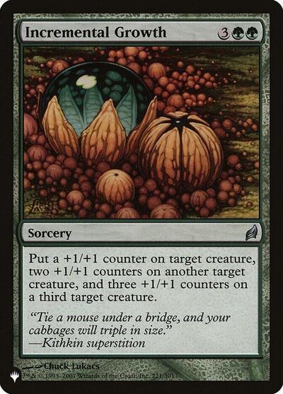 Incremental Growth (The List) Light Play