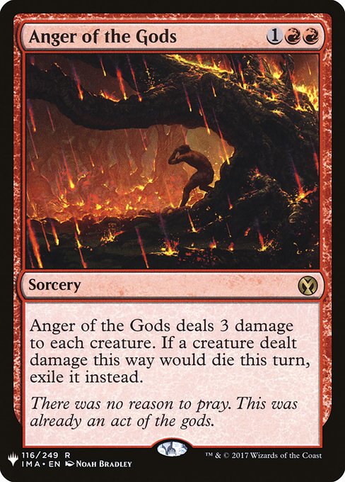 Anger of the Gods (Mystery Booster) Light Play