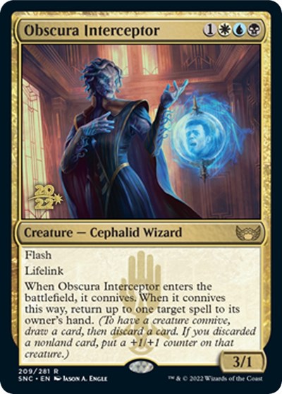Obscura Interceptor (Promos: Prerelease Cards) Near Mint Foil