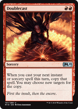 Doublecast (Magic 2019 Core Set) Light Play