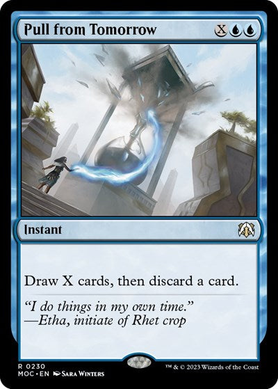Pull from Tomorrow (Commander: March of the Machine) Light Play