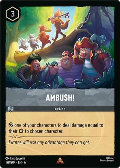 Ambush! (Azurite Sea) Near Mint Cold Foil