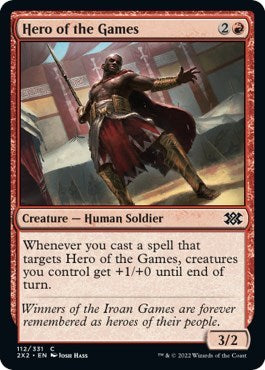 Hero of the Games (Double Masters 2022) Light Play Foil