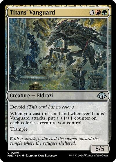 Titans' Vanguard (Modern Horizons 3) Light Play
