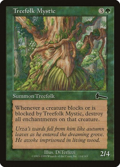 Treefolk Mystic (Urza's Legacy) Medium Play