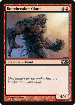 Bonebreaker Giant (Magic 2012 Core Set) Damaged / Poor Foil