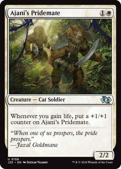 Ajani's Pridemate (Foundations Jumpstart) Light Play