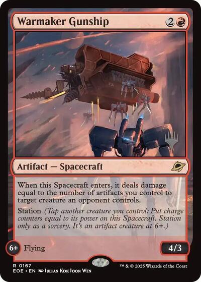 Warmaker Gunship (Promo Pack: Edge of Eternities) Medium Play