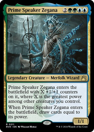 Prime Speaker Zegana (Ravnica Remastered) Near Mint Foil