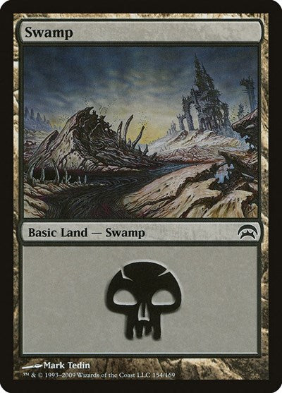 Swamp (154) (Planechase) Light Play