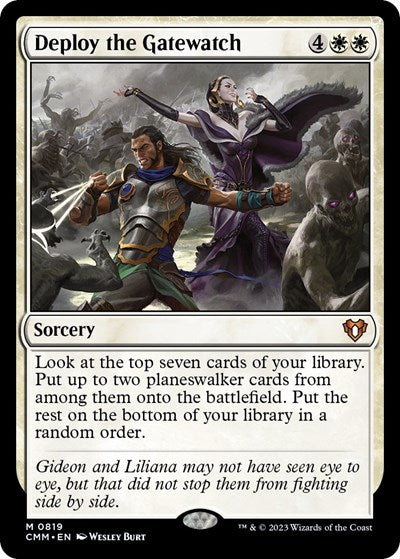 Deploy the Gatewatch (Commander Masters) Medium Play