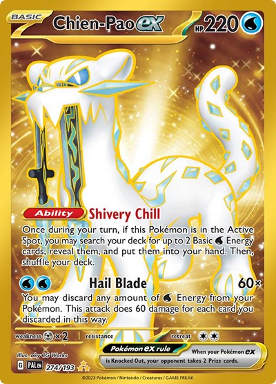 Chien-Pao ex - 274 (SV02: Paldea Evolved) Near Mint Holofoil