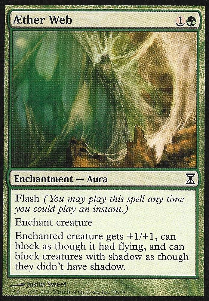 Aether Web (Time Spiral) Medium Play Foil