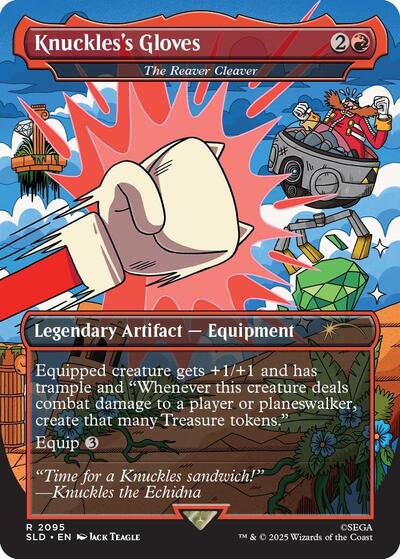 Knuckles's Gloves - The Reaver Cleaver (Secret Lair) Near Mint