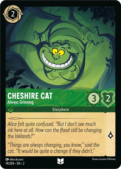 Cheshire Cat - Always Grinning (Rise of the Floodborn) Near Mint Cold Foil