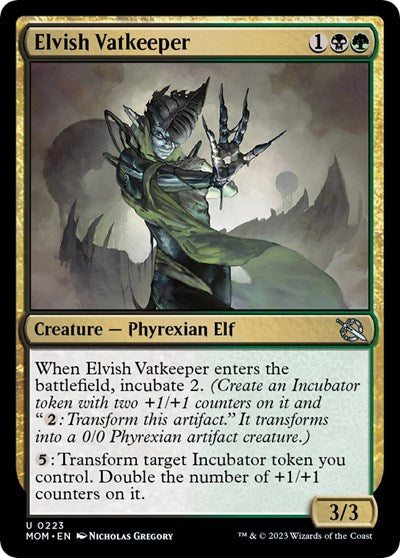 Elvish Vatkeeper (March of the Machine) Near Mint Foil