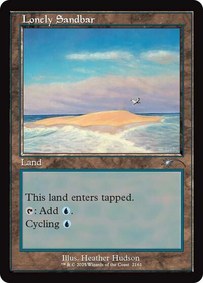 Lonely Sandbar (Retro Frame) (Secret Lair) Near Mint