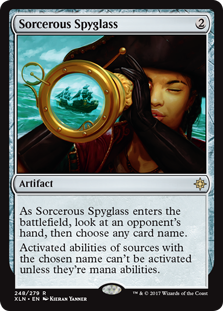 Sorcerous Spyglass (Ixalan) Near Mint Foil