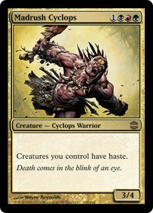 Madrush Cyclops (Alara Reborn) Light Play Foil