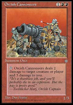 Orcish Cannoneers (Ice Age) Medium Play