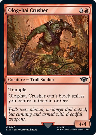 Olog-Hai Crusher (Universes Beyond: The Lord of the Rings: Tales of Middle-earth) Near Mint