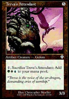 Treva's Attendant (Invasion) Light Play Foil