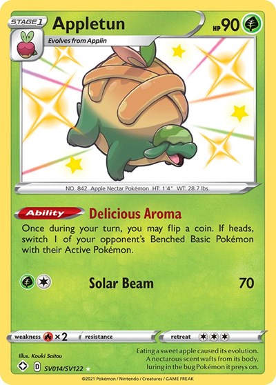 Appletun (Shining Fates: Shiny Vault) Near Mint Holofoil