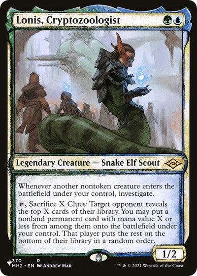 Lonis, Cryptozoologist (The List) Near Mint