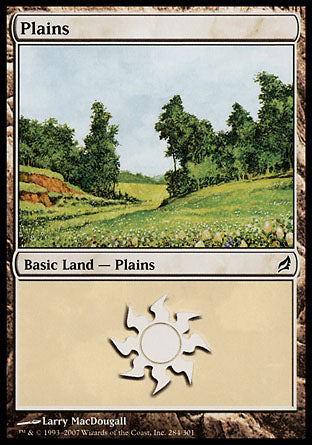 Plains (284) (Lorwyn) Light Play