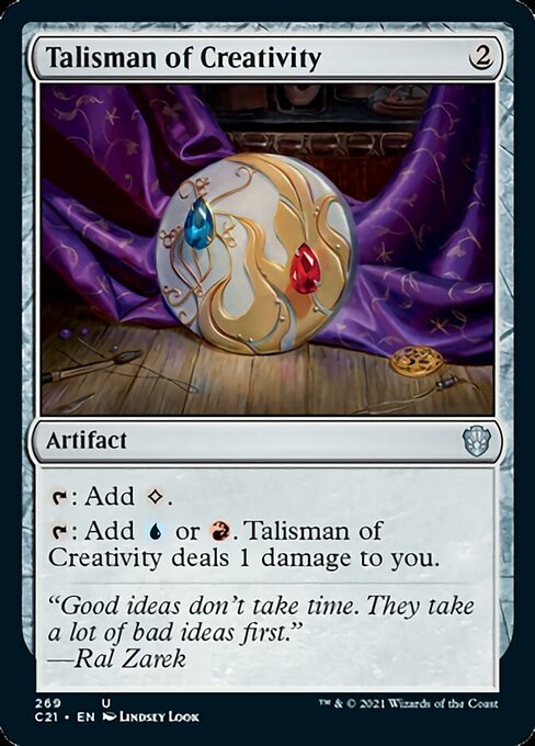 Talisman of Creativity (Commander 2021 Strixhaven) Near Mint