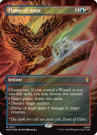 Flame of Anor  Borderless   Surge Foil|1|0|0.00