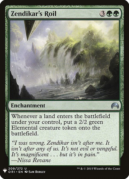 Zendikar's Roil (Mystery Booster) Light Play